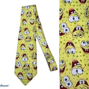 SpongeBob Squarepants Nickelodeon Yellow Neck Tie